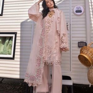 Saira shakira Crimson Pakistani Indian dress suit